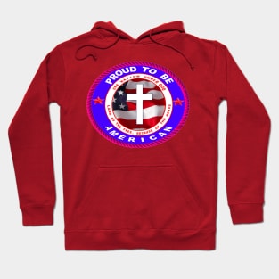 PROUD TO BE A CHRISTIAN AMERICAN Hoodie